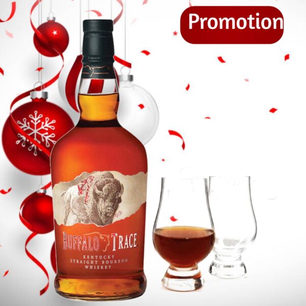 Buffalo Trace Bourbon with Glencairn Set Bundle