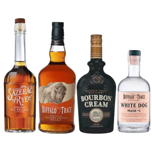 Buffalo Trace & Sazerac Rye & Bourbon Cream & White Dog Mash #1 Bundle